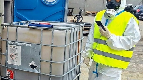 Na miejscu pracowali przedstawiciele Powiatowej Stacji Sanitarno-Epidemiologicznej/fot. Wojewódzka Stacja Sanitarno-Epidemiologiczna w Bydgoszczy/Facebook