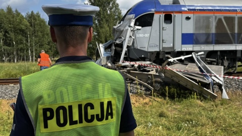 Do tragedii doszło na przejeździe kolejowym pod Szczytnem na Warmii i Mazurach/fot. Komenda Powiatowa Policji w Szczytnie
