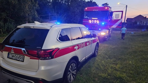Jedna osoba zginęła w pożarze w Łaszewie koło Świecia/fot. PSP /Facebook