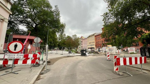 Trwa rewitalizacja Placu Wolności w Bydgoszczy/fot. Izabela Langner