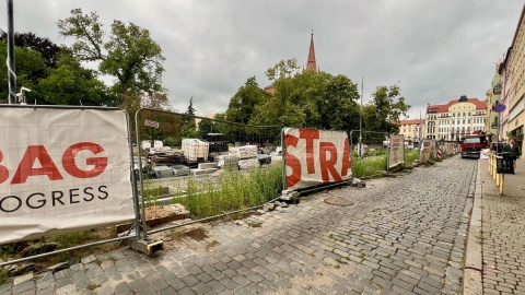 Trwa rewitalizacja Placu Wolności w Bydgoszczy/fot. Izabela Langner