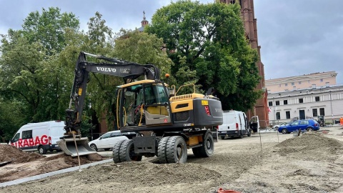 Trwa rewitalizacja Placu Wolności w Bydgoszczy/fot. Izabela Langner