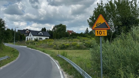 Coś dla miłośników kolarstwa górskiego. Podjazd 10%/fot. Tomasz Kaźmierski