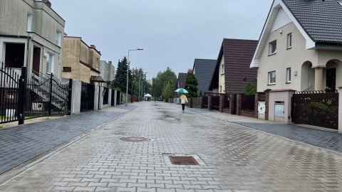 Ulica Potulicka w Bydgoszczy została uroczyście otwarta po położeniu nowej nawierzchni/fot: Natasza Trzebuchowska