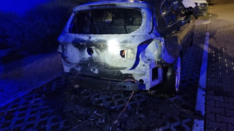 Policja bada sprawę pożarów samochodów w Bydgoszczy/fot. KM PSP Bydgoszcz