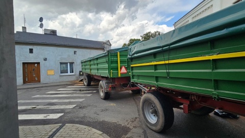 W tym zdarzeniu nikt nie ucierpiał, ale straty budowlane są ogromne/fot. PSP Grudziądz