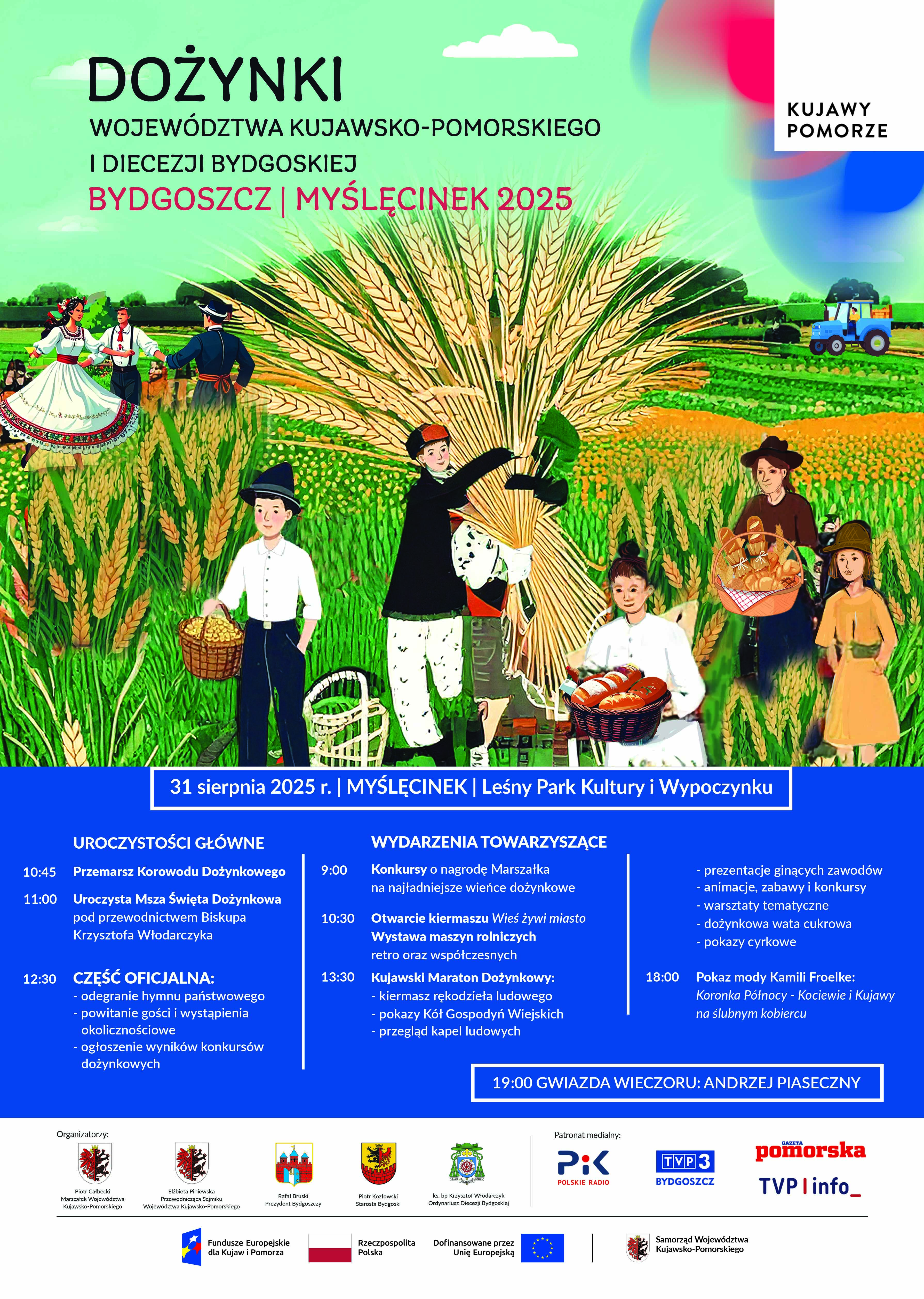 Program dożynek w Myślęcinku