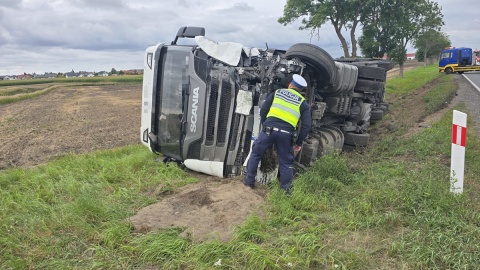Tragiczny wypadek drogowy w powiecie włocławskim/fot. KMP Włocławek