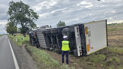 Tragiczny wypadek drogowy w powiecie włocławskim/fot. KMP Włocławek