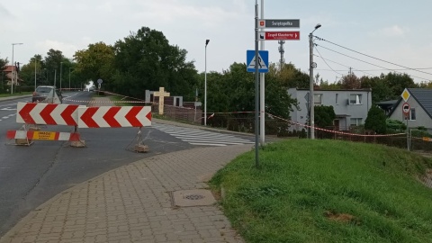 Trwa usuwanie zapadliska w Świeciu/fot: Monika Siwak