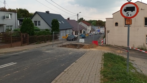 Trwa usuwanie zapadliska w Świeciu/fot: Monika Siwak