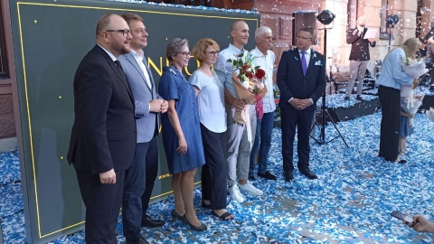 „Katarzynka" wioślarza Mirosław Ziętarskiego w Piernikowej Alei Gwiazd w Toruniu/fot. Monika Kaczyńska