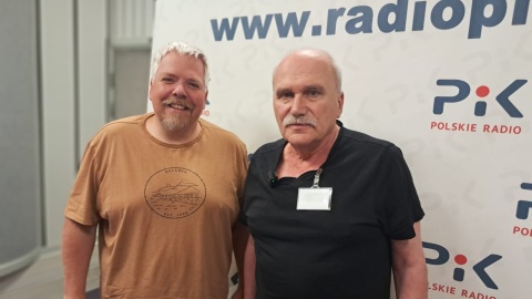Dr Sławomir Sadowski (z prawej) i dziennikarz PR PiK Michał Słobodzian/fot. Magdalena Gill