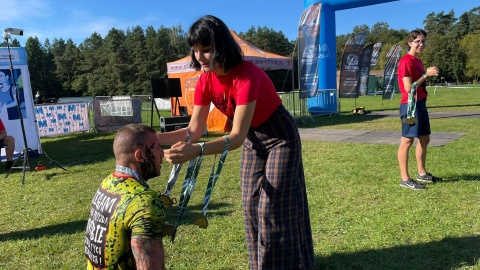 „Terenowa masakra" w bydgoskim Myślęcinku/fot. Natasza Trzebuchowska