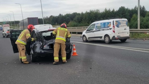 Kolizja w Pawłówku/fot. Heron15 Pomoc Drogowa Bydgoszcz 24h Andruszczenko Krystian 501337500