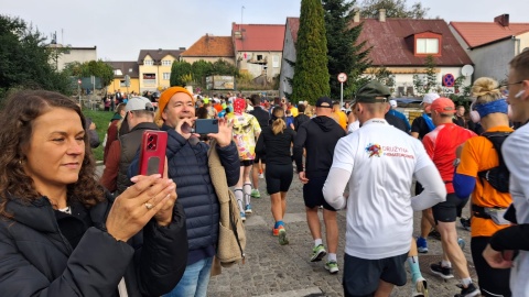 Start Półmaratonu Bydgoskiego w Fordonie. / Fot. Damian Klich