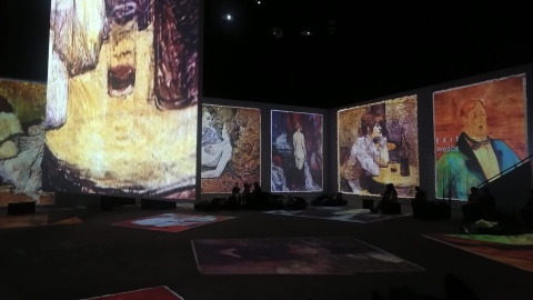 Największa immersyjna wystawa w Polsce „Van Gogh i przyjaciele" zawitała do Bydgoszczy/fot. Monika Siwak