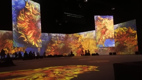 Największa immersyjna wystawa w Polsce „Van Gogh i przyjaciele" zawitała do Bydgoszczy/fot. Monika Siwak