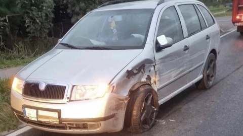 Wypadek z udziałem czterech samochodów w Kruszynie/fot. Heron15 Pomoc Drogowa Bydgoszcz 24h Andruszczenko Krystian 501337500