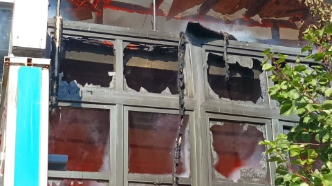 Z pożarem w Inowrocławiu walczy 26 zastępów straży pożarnej/fot.: Jarosław Skotnicki, KP PSP Inowrocław