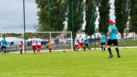Na stadionie Chemika Bydgoszcz po raz kolejny zmierzyli się samorządowcy i lokalni dziennikarze/fot.: Izabela Langner