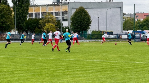 Na stadionie Chemika Bydgoszcz po raz kolejny zmierzyli się samorządowcy i lokalni dziennikarze/fot.: Izabela Langner