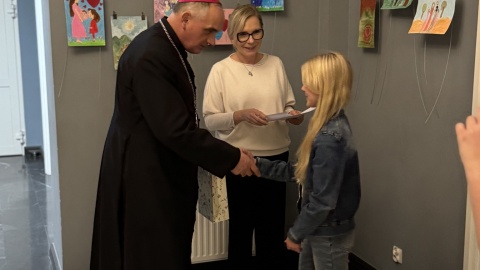 Wernisaż wystawy „Nowe życie" w Centrum Edukacyjno-Formacyjnym Diecezji Bydgoskiej przy ul. Grodzkiej w Bydgoszczy/fot. Carine Stranz