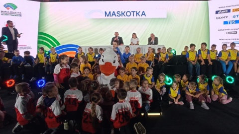 Prezentacja maskotki Halowych Mistrzostw Świata w Lekkoatletyce Kujawy Pomorze 2026/fot. Monika Kaczyńska