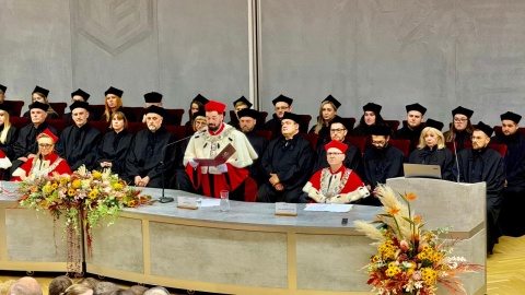 Prof. Józef Gawlik, były rektor Politechniki Krakowskiej jest od dziś doktorem honoris causa Politechniki Bydgoskiej/fot. Izabela Langner