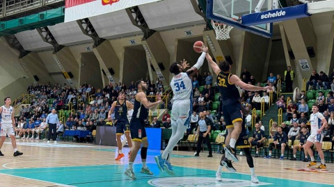 Noteć musiała bardzo się postarać, by wygrać spotkanie/fot. Izabela Langner