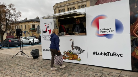 Gęsinowy Foodtruck zaparkował w Świeciu, a wkrótce odwiedzi kolejne miasta regionu/fot.: Natasza Trzebuchowska