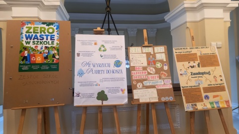 Uczniowie szkół ponadpodstawowych spotkali się w sali sesyjnej ratusza/fot.: Tatiana Adonis