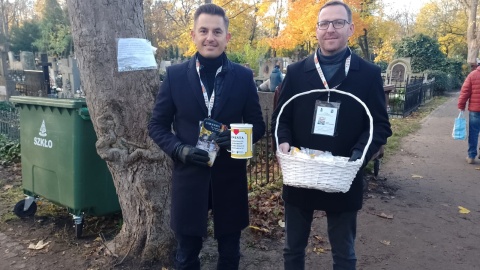 Kwesta na cmentarzu św. Jerzego w Toruniu/fot: Michał Zaręba