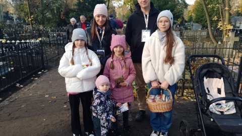 Kwesta na cmentarzu św. Jerzego w Toruniu/fot: Michał Zaręba