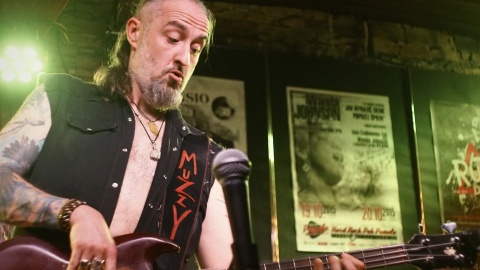 Michał Kielak & The Mystery Train na scenie Hard Rock Pubu „Pamela". / Fot. Nadesłane / Dariusz Kilan
