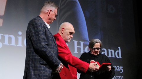 Agnieszka Holland z nagrodą Złoty Kadr za całokształt twórczości na Old Film Festival w Bydgoszczy/fot. Piotr Walczak