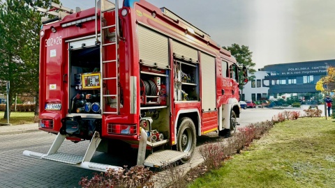 Ewakuacja gości i pracowników bydgoskiego hotelu Pozyton/fot. Izabela Langner
