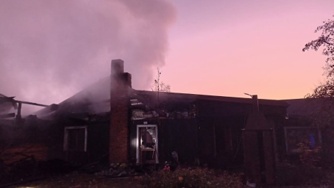 W akcji brało udział 14 zastępów straży pożarnej/Fot. KM PSP Inowrocław