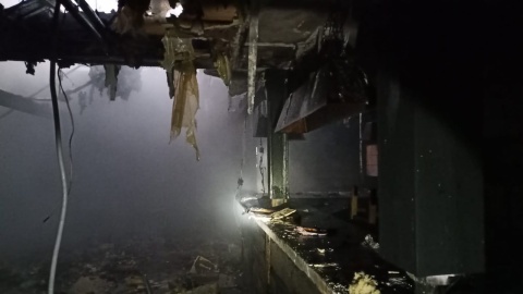 W akcji brało udział 14 zastępów straży pożarnej/Fot. KM PSP Inowrocław