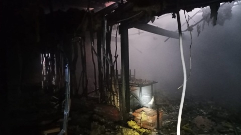 W akcji brało udział 14 zastępów straży pożarnej/Fot. KM PSP Inowrocław