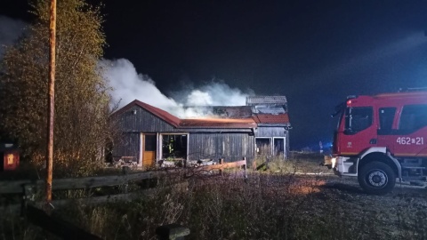 W akcji brało udział 14 zastępów straży pożarnej/Fot. KM PSP Inowrocław