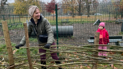 Ogród biocenotyczny powstał w parku przy ul. Unii Lubelskiej w Bydgoszczy/fot. Natasza Trzebuchowska