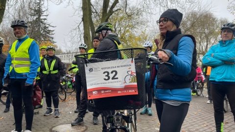 Niepodległościowy Rajd Rowerowy wzdłuż Kanału Bydgoskiego/fot. Natasza Trzebuchowska