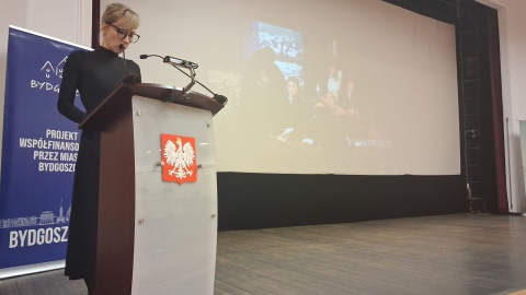 Projekcji filmu „W karbidowym pyle. Smukała 1941–1943” w kinoteatrze Inspektoratu Wsparcia Sił Zbrojnych w Bydgoszczy/fot. Damian Klich