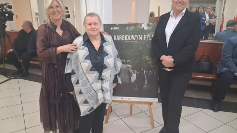 Projekcji filmu „W karbidowym pyle. Smukała 1941–1943” w kinoteatrze Inspektoratu Wsparcia Sił Zbrojnych w Bydgoszczy/fot. Damian Klich