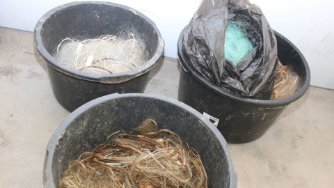 Kłusownik znad jeziora Gopło wpadł w ręce policjantów i strażników rybackich/fot. Policja Inowrocław