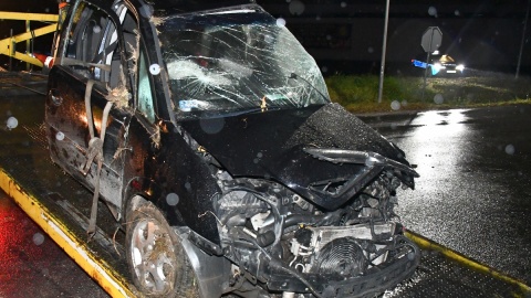 Wypadek w Braniewku. Jedna osoba nie żyje. / Fot. KPP w Radziejowie