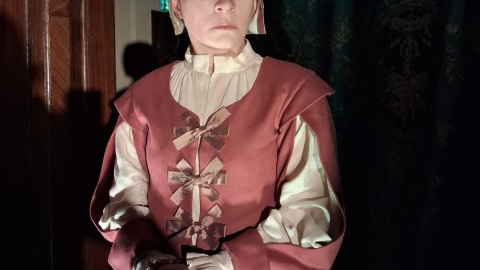 Zrekontruowaną postać wampirki Zosi zaprezentowano w sobotę w Pałacu w Ostromecku. / Fot. Damian Klich