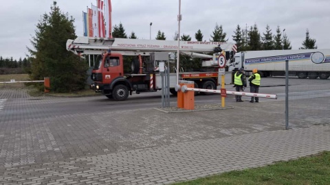 Akcja strażaków w zakładach mięsnych „Sokołów". / Fot. Marcin Doliński