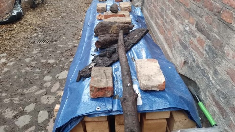 Odkrycia dokonano na dziedzińcu Domu Mikołaja Kopernika w Toruniu. / Fot. Michał Zaręba